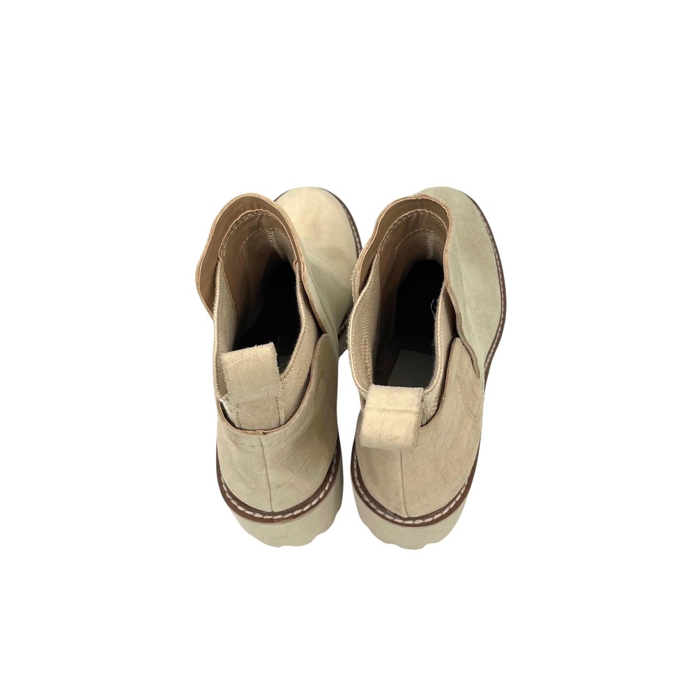 Dolce Vita Huey H20 Wedge Chelsea Booties Size 6 cream tan neutral - Picture 9 of 12